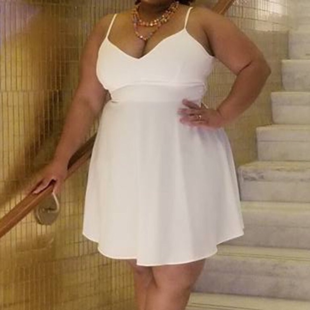 Flirty White Dress